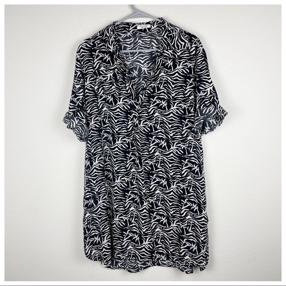 Ekouaer cover-up tunic beach‎ shirt​​​​​​​